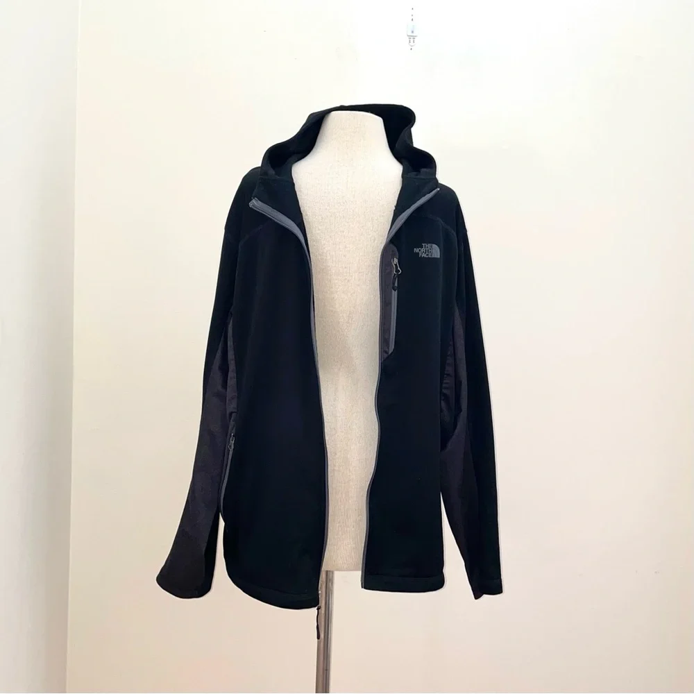 The North Face Men’s Black/Gray Color Block Cinder Hybrid Jacket  Size XL Rugged